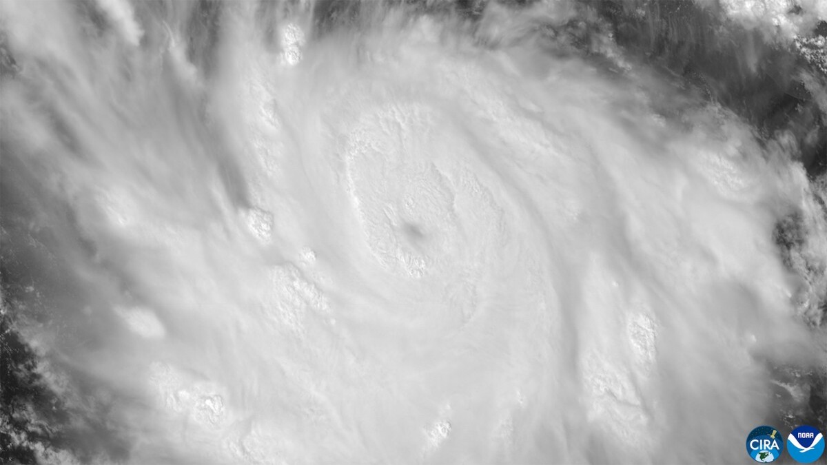 Así se ve el huracán Polo por dentro: cazatormentas captura video desde el ojo del ciclón