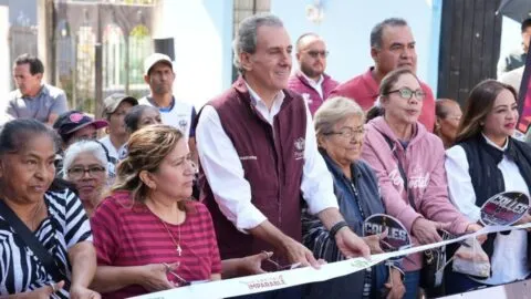 Entrega Pepe Chedraui obra de pavimentación en la colonia Guadalupe Hidalgo 2da. Sección