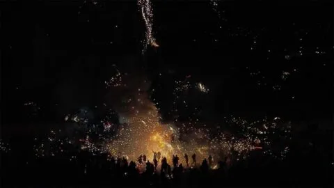 Video: explota pirotecnia durante fiesta patronal en Ixtapaluca; hay heridos