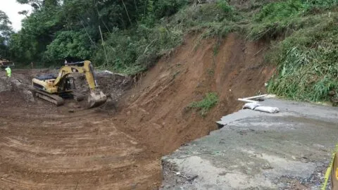 Intensas lluvias provocaron afectaciones en 15 puntos carreteros en Puebla