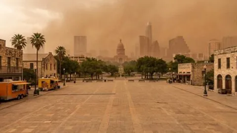 Polvo del Sahara cubrirá parte de Texas durante la Semana de la Herencia Hispana