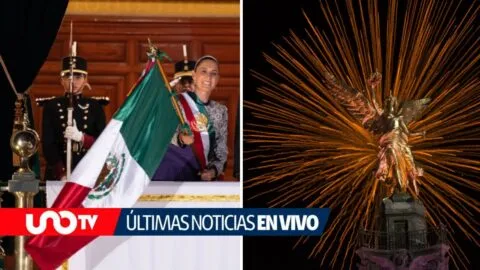 Claudia Sheinbaum da su segundo Grito de Independencia; sigue la cobertura EN VIVO por Uno TV