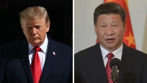 Trump niega haber ofrecido a Xi Jinping vender armas estadounidenses a China