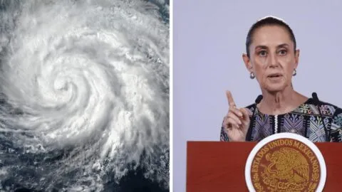 Sheinbaum alerta por lluvias intensas en Guerrero, Michoacán y Jalisco por huracán Polo