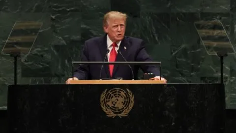 Trump afirma en la ONU que “México es el epicentro de la violencia de los cárteles”