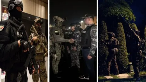 Operativo contra el CJNG en Ecuador deja 30 detenidos con apoyo de EE. UU.