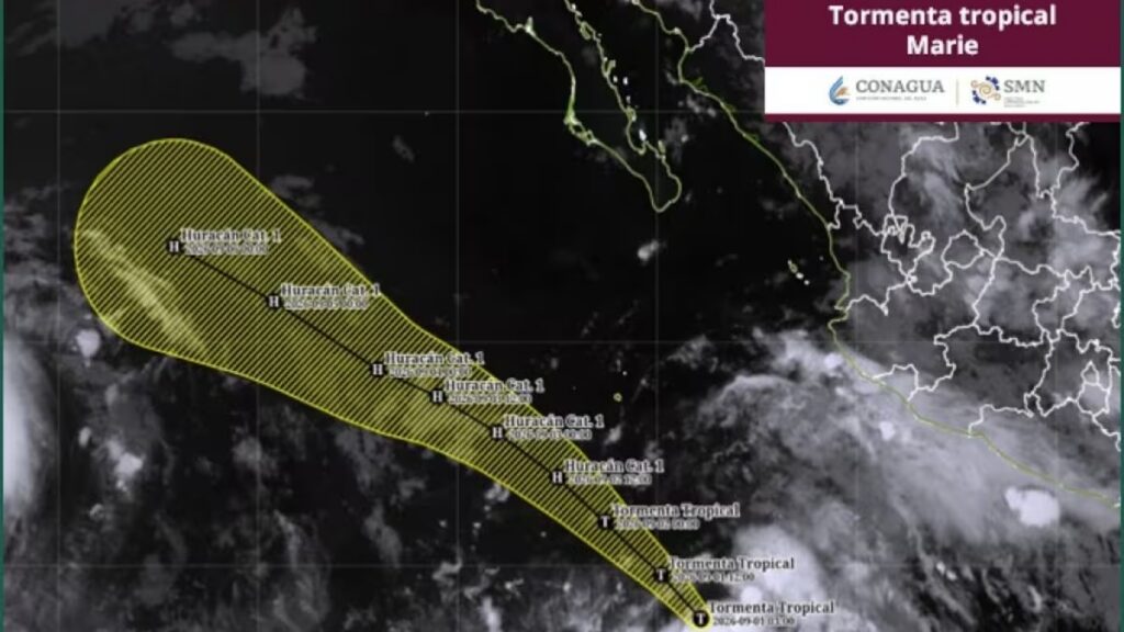 Marie amenaza con 3 dias de lluvias para varios estados. Foto: Conagua