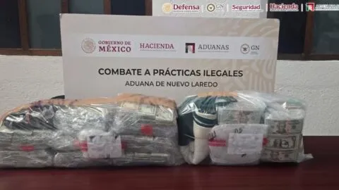 Aduanas detecta más de 769 mil dólares ocultos en Tamaulipas durante revisión con rayos X