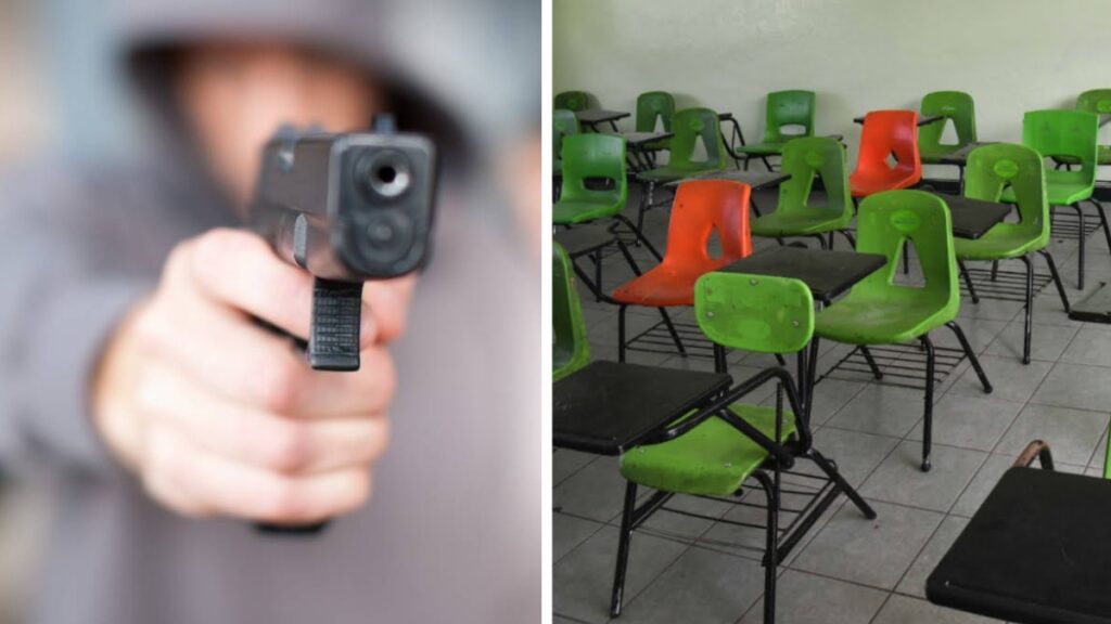 Estudiante armado dispara en un colegio de Colombia. Foto: Getty/Cuartoscuro