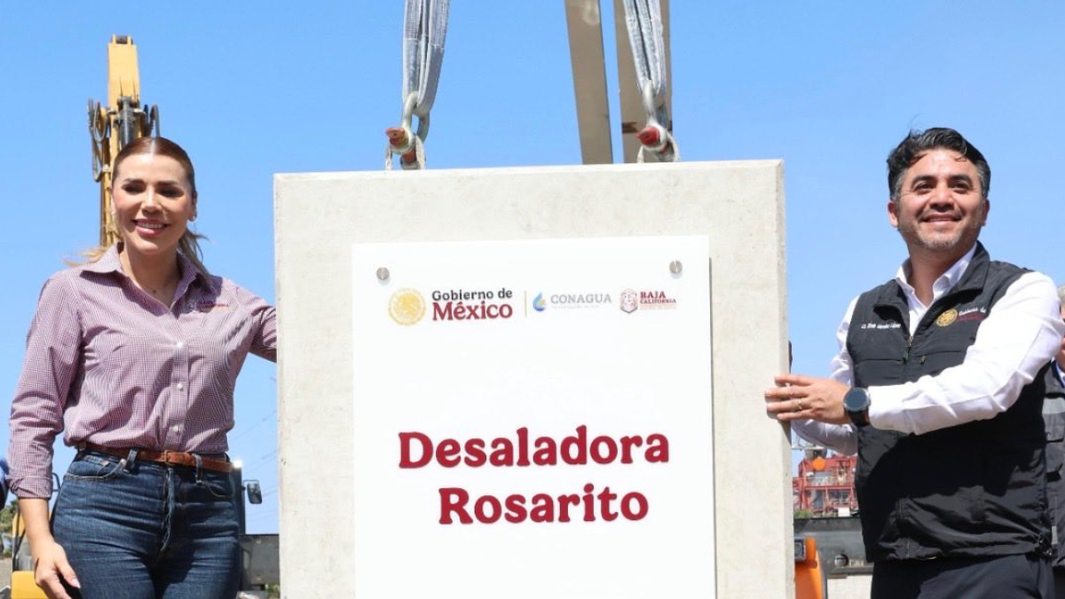Arranca construcción de desaladora en Rosarito; será la más grande de América Latina