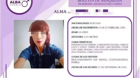 Hallan muerta a Alma González, maestra reportada como desaparecida en Puebla