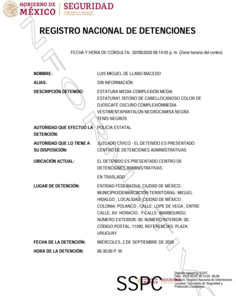 Registro Nacional de Detenciones