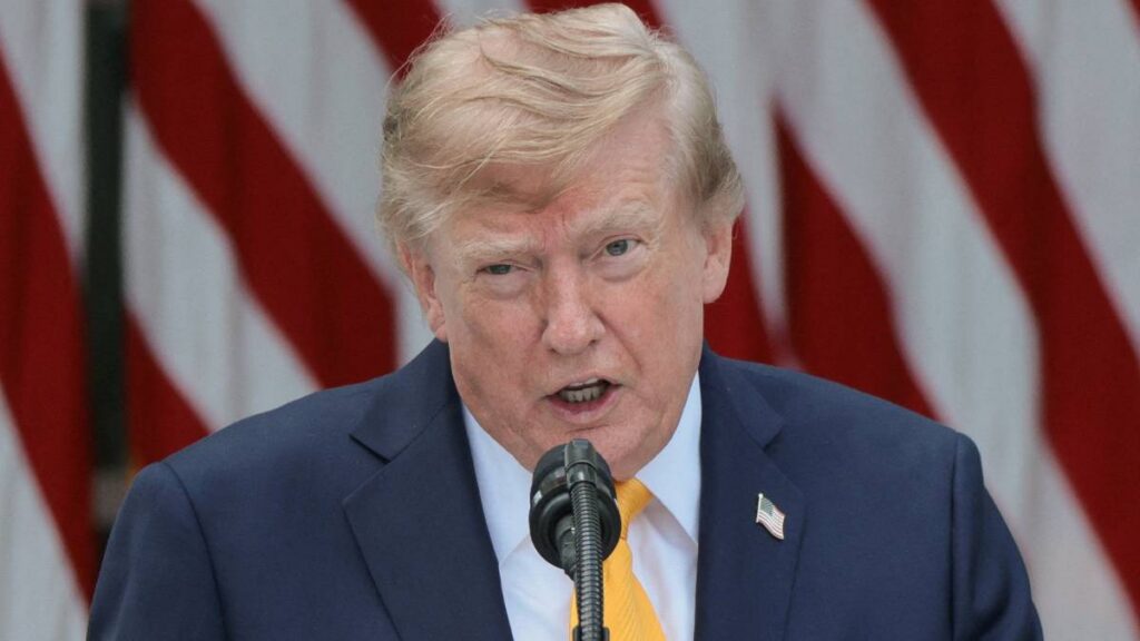 Donald Trump, presidente de Estados Unidos.