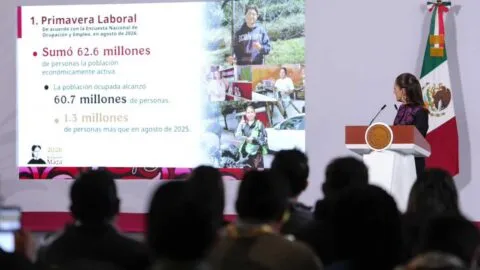 1.3 millones de personas encontraron empleo en “primavera laboral” de México: Sheinbaum