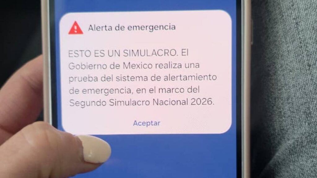 Alerta de Simulacro Nacional 2026