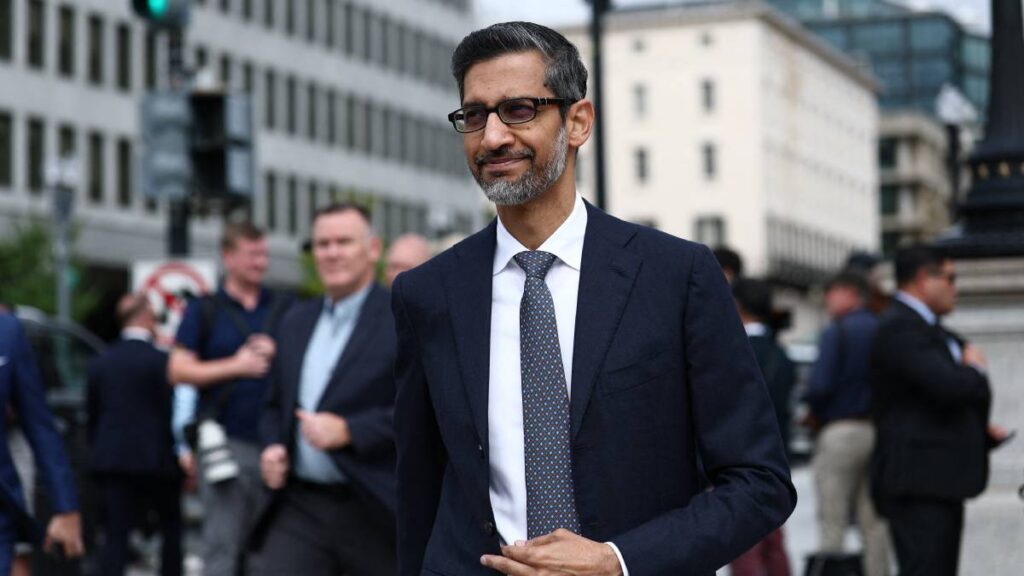 Sundar Pichai se reunió con el presidente Trump en La Casa Blanca
