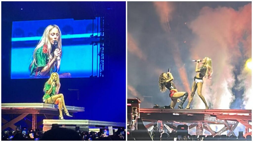 Tini y Danna cantaron juntas en el Arena Ciudad de México