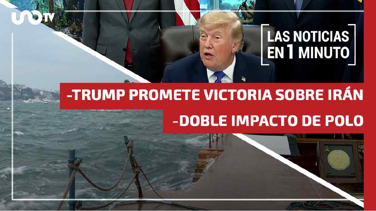 Noticias de hoy 28 de septiembre de 2026, en un minuto, hasta las 19:00 horas