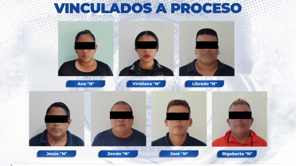Vinculan a proceso por desaparición forzada a 7 policías preventivos de Coyuca de Benítez