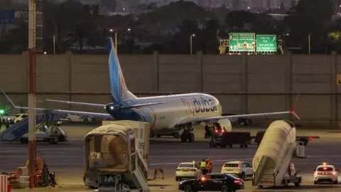 Aterriza en Israel avión de FlyDubai tras incidente: Netanyahu acusa intento de estrellarlo