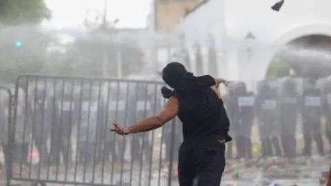 “Yo no fui”: secretario de Seguridad se deslinda de disturbios en marcha por el agua