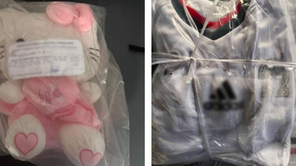 Aduanas de México dieron a conocer que aseguraron 134 mil piezas de mercancía pirata en Michoacán.