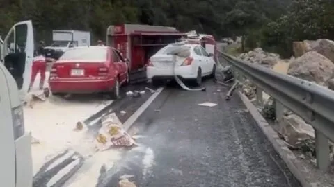 Dos accidentes en autopista de Chiapas dejan dos muertos y 10 lesionados