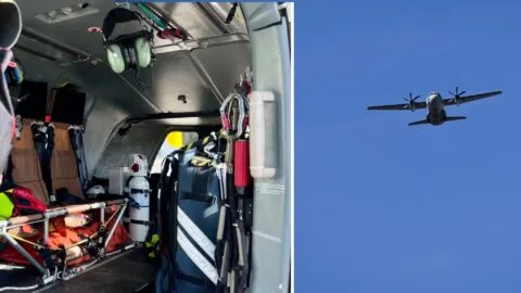 Avión ambulancia desaparece frente a EE. UU.; cayó más de 3 mil 650 metros en tres minutos