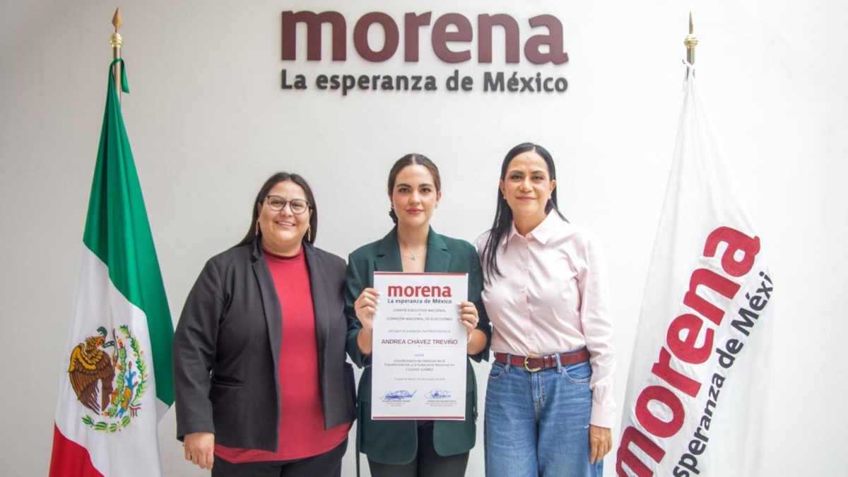 Andrea Chávez es designada coordinadora municipal de Morena en Ciudad Juárez