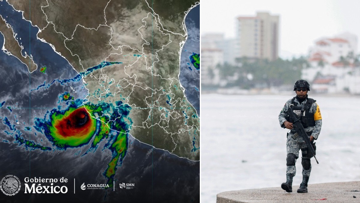 Huracán Simon cambia su trayectoria y rozará México: mantienen alerta por lluvias, vientos y oleaje en estos estados