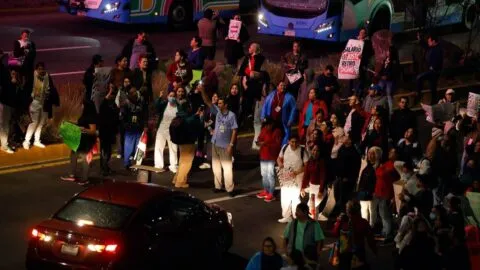 Bloqueos de trabajadores del IMSS en CDMX, Edomex y otros estados este 9 de octubre