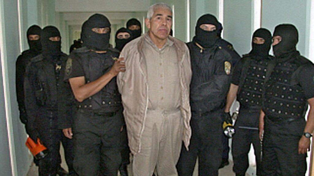 Rafael Caro Quintero comparece en Nueva York. Foto: AFP