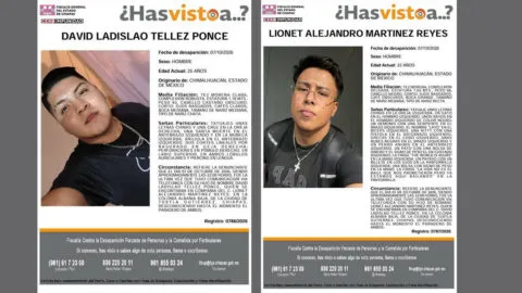 Desaparecen dos jóvenes del Edomex en Chiapas; hombres armados se los habrían llevado