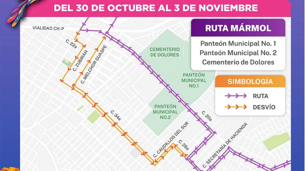 Chihuahua desvío de rutas