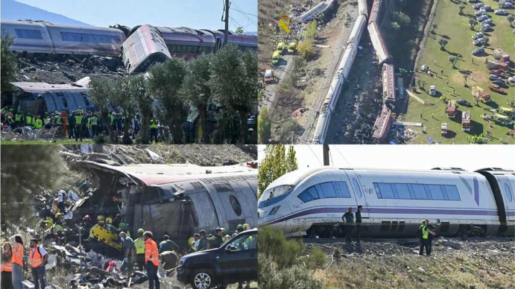 Chocan dos trenes de alta velocidad en España; hay al menos 64 muertos y 80 heridos