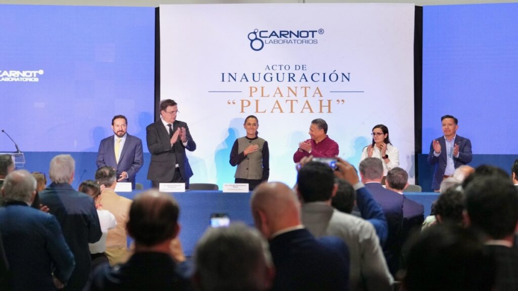 Sheinbaumn inaugura planta en Hidalgo