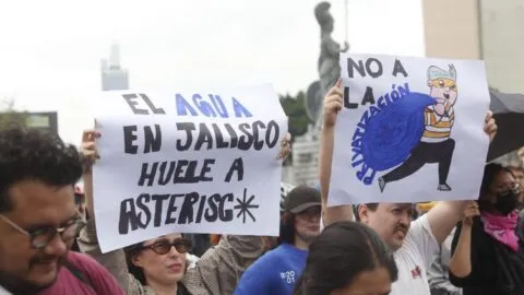 CNDH pide a las autoridades de Jalisco respetar la megamarcha por mala calidad del agua