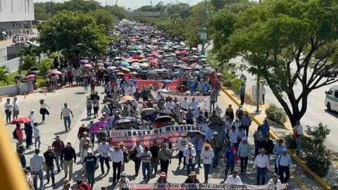 CNTE en Chiapas amenaza con paros de 48 y 72 horas en noviembre