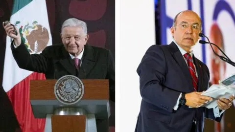 Calderón y AMLO reaparecen con visiones opuestas sobre México
