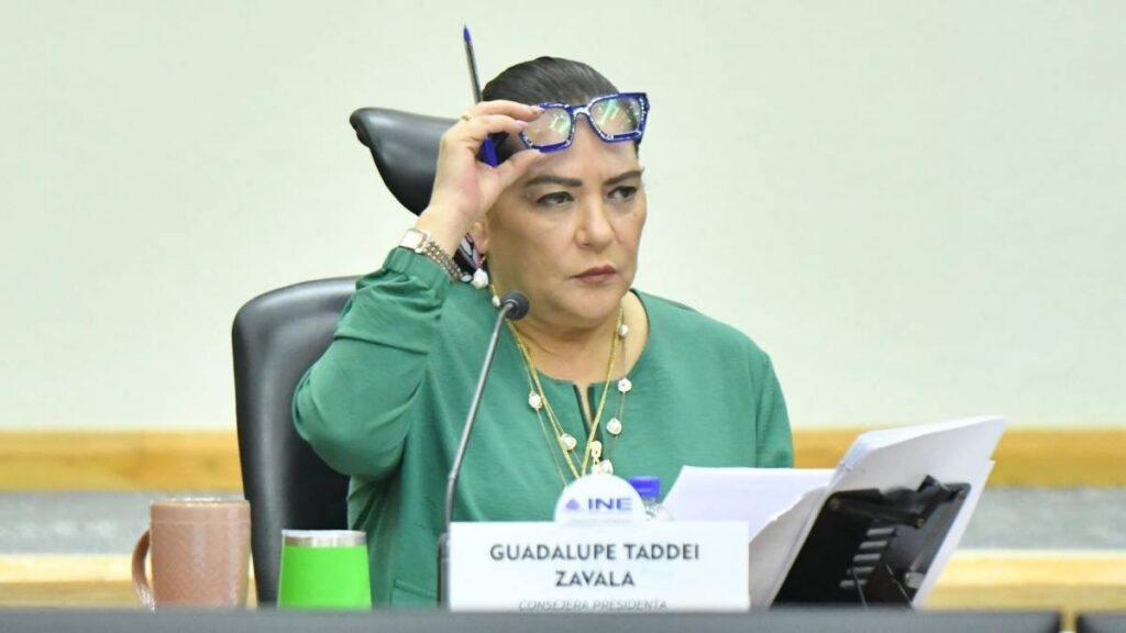 Guadalupe Taddei, consejera presidenta del Instituto Nacional Electoral (INE)