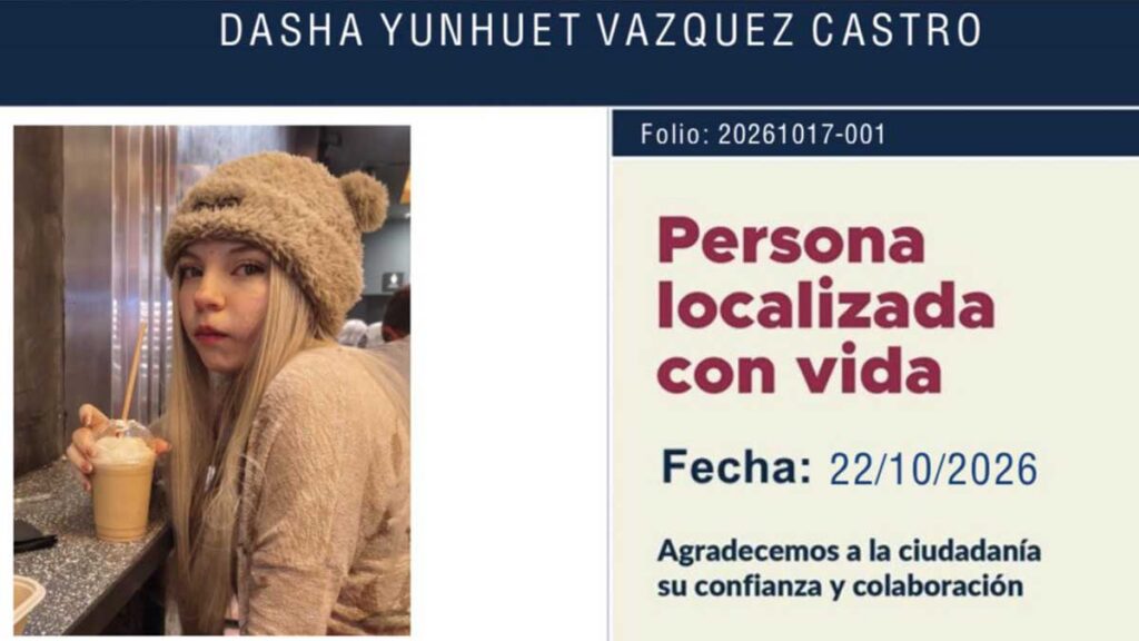 Dasha Yunhuet CCH Oriente desaparecido Nuevo León