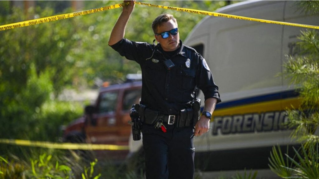 Policías de Tallahassee cumpliendo su labor tras tiroteo