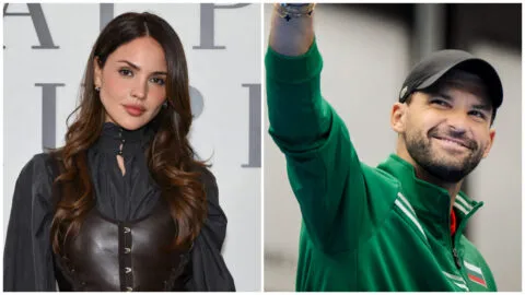 Eiza González y Grigor Dimitrov se besan en la alfombra roja del Festival de Cine de Londres