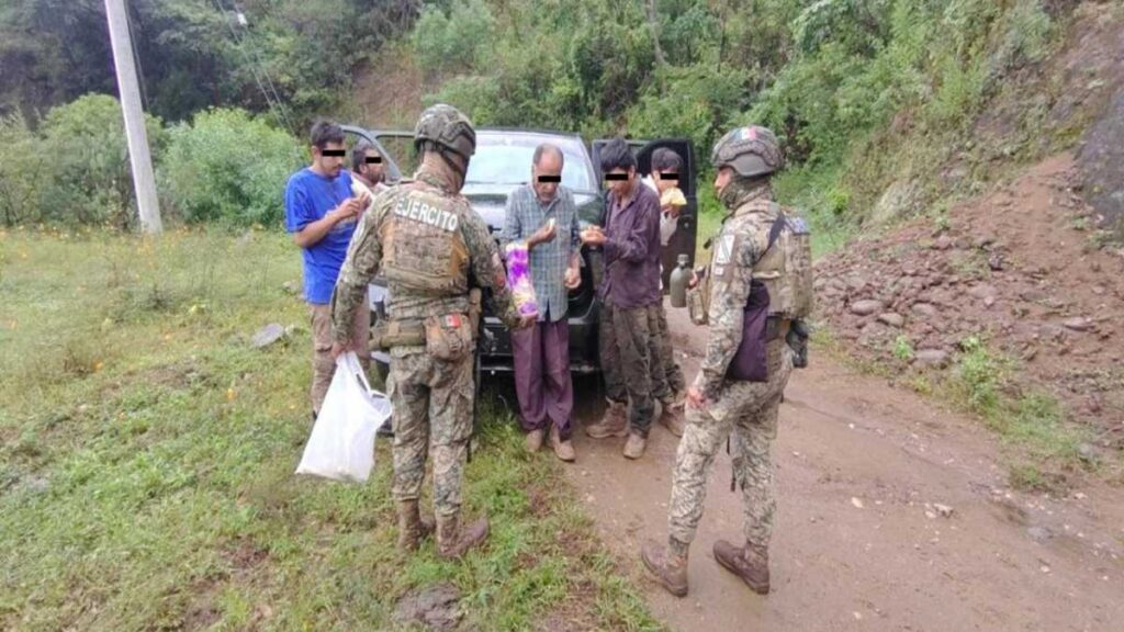 Ejército rescata hombres desaparecidos tras ser secuestrados