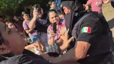 Tensión en Culiacán: vecinos encaran a fuerzas federales tras detención de mujer en la Laguna Colorada