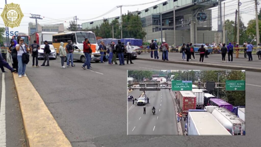 Expolicías Federales Bloquean Constituyentes