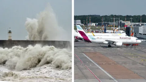 Tormenta Boelo golpea Ámsterdam y obliga a cancelar al menos 90 vuelos