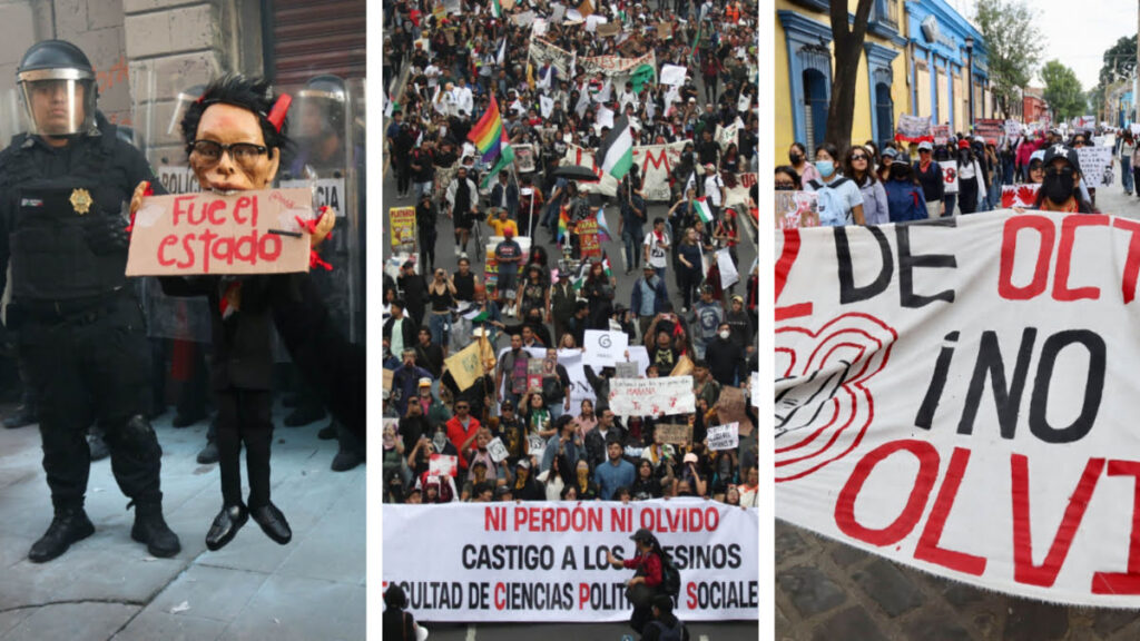 Marchas del 2 de octubre: estas son las convocatorias en CDMX, Morelos y Oaxaca