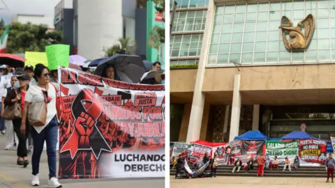 Trabajadores del IMSS anuncian megamarcha nacional para el 30 de octubre