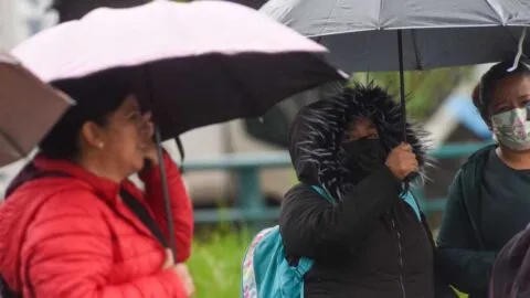 México se prepara para varios días de lluvias y frío por Trudy y frente No. 2